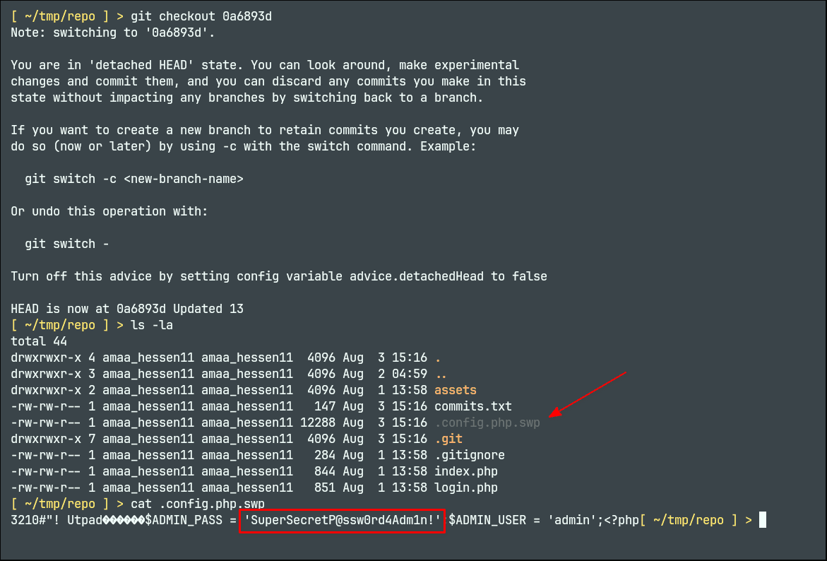 Config file