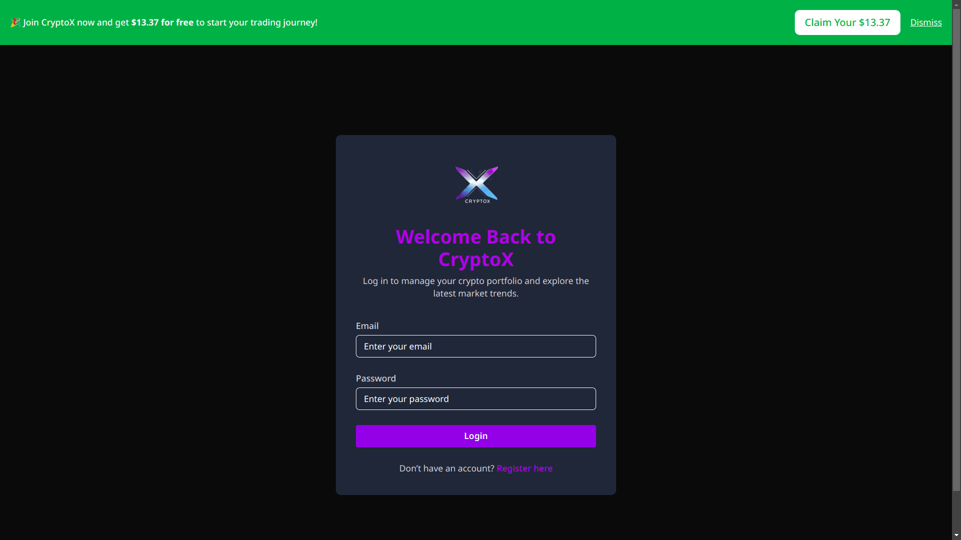 Login Page