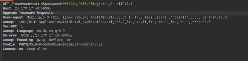weird login