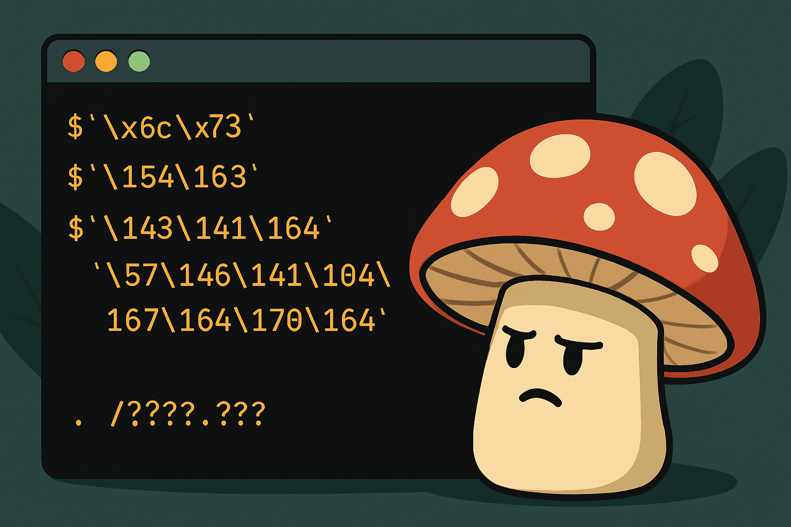 Mushroom Hates Letters